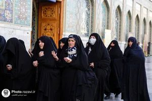 تشرف جمعی از اهالی روستای سیج به حرم مطهر رضوی