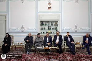 دیدار جمعی از ورزشکاران با تولیت آستان قدس رضوی