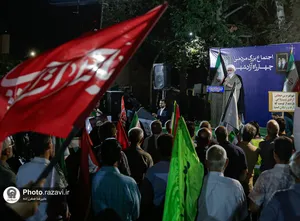 حضور تولیت آستان قدس رضوی در اجتماع مردم مشهد