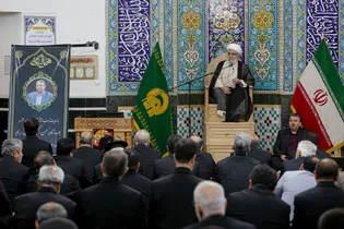 مجلس ترحیم مسئول دفتر اسبق تولیت آستان قدس رضوی