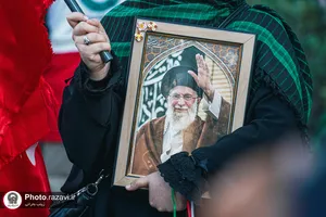 تشییع پیکر رهبر شهید انقلاب در مشهد مقدس-4