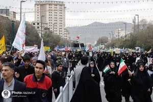 راهپیمایی بزرگداشت ۱۳ آبان در مشهد
