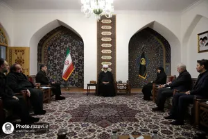 دیدار وزرای امور خارجه و راه و شهرسازی با تولیت آستان قدس رضوی