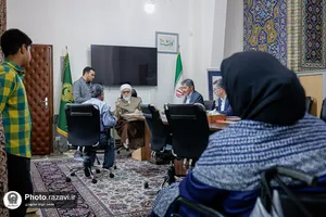  دیدار مردمی تولیت آستان قدس رضوی 