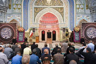 مراسم روز شهادت جوادالائمه علیه‌السلام در حرم مطهر رضوی