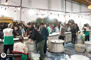 موکب آستان قدس رضوی در مرز مهران