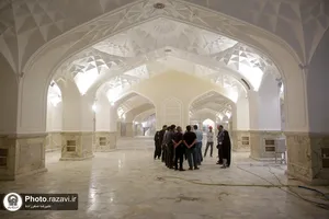بازدید کارکنان صدا و سیما از فعالیت&zwnj;های عمرانی حرم مطهر رضوی