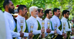 شمیم رضوی در بم؛ از عیادت سالمندان تا اجتماع بزرگ امام رضایی‌ها
