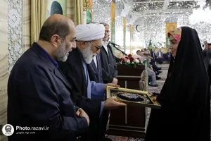 دیدار جمعی از ورزشکاران با تولیت آستان قدس رضوی