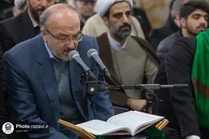 غبارروبی ضریح منور رضوی