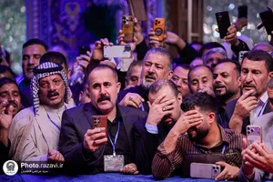 تشرف موکب داران عراقی به حرم مطهر رضوی