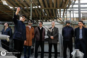 بازدید مسئولین حراست از پروژه های عمرانی