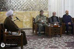 دیدار عوامل فیلم صیاد با تولیت آستان قدس رضوی