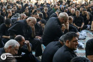 اجتماع عزاداران نبوی در حرم مطهر رضوی