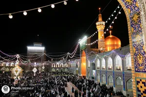 مراسم تحویل سال 1402 در حرم مطهر رضوی - 1