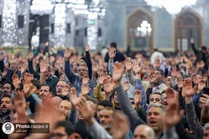 مراسم شب شهادت حضرت موسی بن جعفر(علیه السلام) در حرم مطهر رضوی