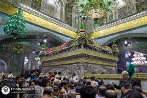 حال و هوای حرم مطهر رضوی در ایام میلاد امام حسن مجتبی علیه&zwnj;السلام