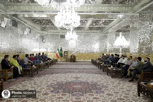 دیدار جمعی از برنامه&zwnj;سازان ماه مبارک رمضان با تولیت آستان قدس رضوی