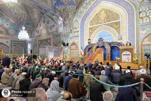 مراسم گرامیداشت حماسه ٩ دی در حرم مطهر رضوی - 2