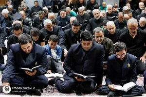 عزاداری دهه اول محرم با حضور تولیت آستان قدس رضوی-1