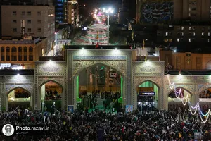 مراسم تحویل سال 1402 در حرم مطهر رضوی - 1