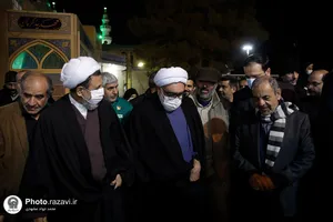 حضور تولیت آستان قدس رضوی در گلزار شهدای کرمان