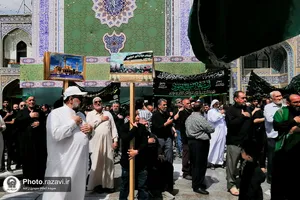 عزاداری روز شهادت جوادالائمه علیه&zwnj;السلام در حرم مطهر رضوی
