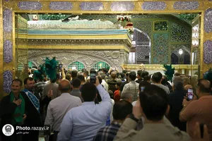 حال و هوای حرم مطهر رضوی در آستانه ولادت امام رضا علیه&zwnj;السلام