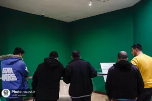 تشرف کاروان نوجوانان زیارت اولی به حرم مطهر رضوی