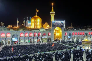 مراسم شام غریبان امام حسین(علیه‌السلام) در حرم مطهر رضوی