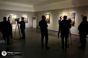 نمایشگاه آثار رویداد هنری &laquo;مِنَ القُدس اِلَی القُدس&raquo;