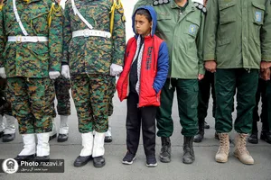 مراسم استقبال از ۱۲ شهید گمنام در مشهد