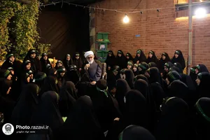 بازدید تولیت آستان قدس رضوی از موکب دخترانه نجمه