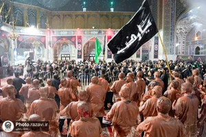 عزاداری هیأت&zwnj;های مذهبی استان چهارمحال و بختیاری در حسینیه حرم