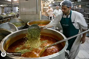 افطاری ماه مبارک رمضان در مهمانسرای حضرت