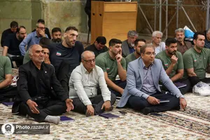 حضور کاروان پارالمپیک ۲۰۲۴ پاریس در حرم مطهر رضوی