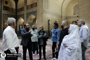دیدار عوامل فیلم صیاد با تولیت آستان قدس رضوی