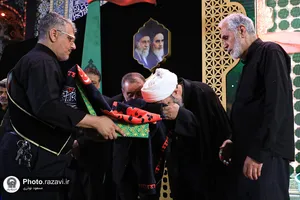 عزاداری سنتی شب چهارم محرم در &laquo;حسینیه حرم&raquo;