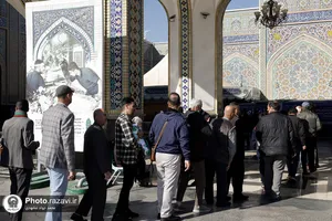 پذیرایی خادمیاران استان آذربایجان غربی از زائرین حرم مطهر رضوی