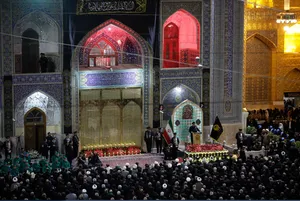 آئین شام غریبان شهادت امام رضا(ع) برگزار شد&nbsp;