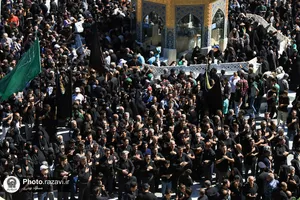 عزاداری روز شهادت امام رضا علیه&zwnj;السلام در حرم مطهر رضوی