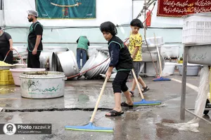 مواکب خدمت&zwnj;رسان به زائرین در دهه آخر صفر