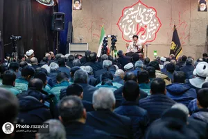 مجلس روضه فاطمیه در حرم مطهر رضوی-2