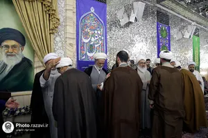 مراسم عمامه&zwnj;گذاری طلاب حوزه علمیه خراسان