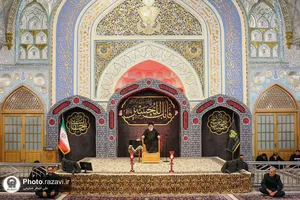 مراسم عزاداری روز تاسوعای حسینی در رواق امام خمینی(ره)