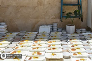 خانه به خانه پای سفره امام