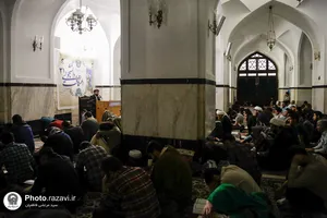 آخرین روز اعتکاف دانشجویی در حرم مطهر رضوی