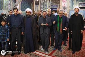 عزاداری سنتی شب ششم محرم در &laquo;حسینیه حرم&raquo;