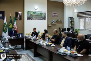 اهدا مدال طلای نوجوانان کشتی آزاد جهان به موزه آستان قدس رضوی