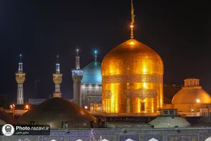 حال و هوای حرم مطهر رضوی در شب میلاد امام رضا علیه&zwnj;السلام